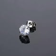 thumbnail image 6 of K-KED 10 Pairs/lot Round Zirconia Earrings Surgical Steel Ear Studs Piercing Jewelry-3mm, 6 of 8