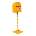 thumbnail image 1 of Elodie Metal Holiday Mailbox Accessory for Santa Mail, 47 Inches Tall for , , Stores, Yellow, 1 of 8