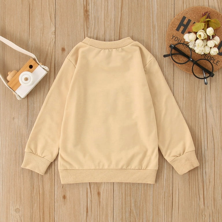 Beanie Boo Kids Sweatshirt Blue Sweater Long Sleeved Casual Sweatshirt Kids Hoodie Hoodies Beige Hoodies For