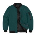 thumbnail image 2 of Boys Casual Lightweight Bomber Jackets Zipper Up Windproof Coat for Fall Winter Spring Outdoor Wearing (GN1), 2 of 9