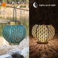 thumbnail image 1 of Fiudx Ofertas y liquidaciones Linterna Solar, luces exteriores, luces colgantes de jardín para Patio, decoración de mesa de árbol, luces solares huecas con mango, 1 of 7