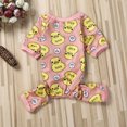 thumbnail image 2 of Faithtur Pet Jumpsuit Petit Canard Jaune Impression Bande Chien Pyjama Vêtements, 2 of 6