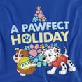 thumbnail image 2 of Paw Patrol Christmas, A Pawfect Holiday Rubble and Marshall Unisex Adult Crewneck Sweatshirt, Royal, X-Large, 2 of 4
