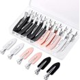 thumbnail image 1 of GHSDFBB 20 Pcs No Bend Hair Clips, No Crease Hair Clips Curl Pin Clips with Storage Box for Hairstyle Bangs Waves Makeup Application, 1 of 7