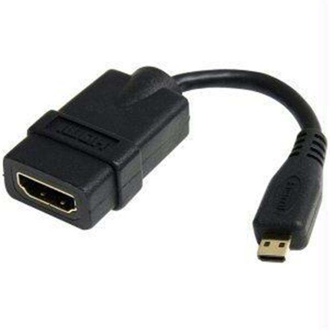 Startech 5In High Speed Hdmi Adapter Cable With To Hdmi Micro
