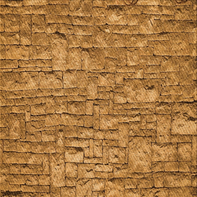 Ahgly Company Machine Washable Indoor Square Transitional Mahogany Brown Area Rugs, 6' Square