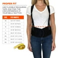 thumbnail image 6 of Ergodyne ProFlex® 1600 Standard Elastic Back Support Brace, Black, XS, 6 of 6