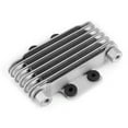 thumbnail image 3 of AMONIDA Engine Oil Cooler Oil Radiator, 6 Row Universal Motorcycle Engine Oil Cooler Cooling Radiator Replacement 125-250CC, 3 of 8