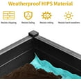 thumbnail image 3 of DEXTRUS Raised Garden Bed with Storage Shelf, Elevated Garden Bed for Patio, Balcony, Black, 3 of 9