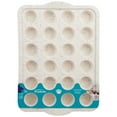 thumbnail image 5 of Trudeau Structured Silicone 24 Count Mini Muffin Pan, Multi-Color Confetti, Dishwasher Safe, 5 of 5