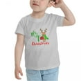 thumbnail image 3 of Merry Christmas My 1st Christmas Deer Cute Toddler Tshirts for Boys Girls (Gray, 4T), 3 of 5