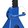 thumbnail image 3 of Pack-2 Heavy Duty Axle Jack Stands 3 Tonne Load Capacity, 9 Stages Height Adjustment 290mm to 430mm, for Car Lifting Repair, Easy to Fold, 3 of 7