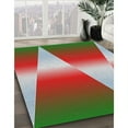 thumbnail image 2 of Ahgly Company Indoor Rectangle Patterned Green Novelty Area Rugs, Swatch Sample, 2 of 6