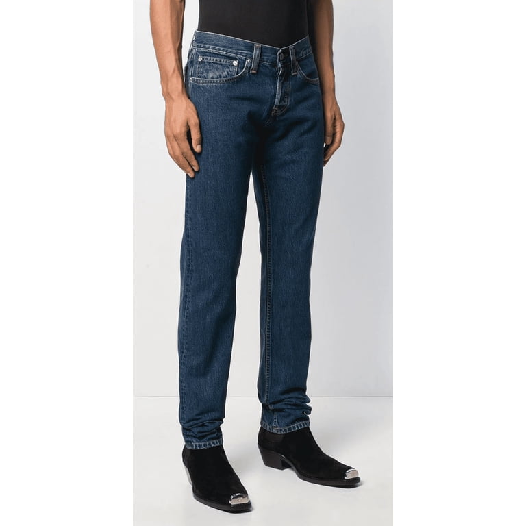 Helmut Lang ACC MID STONE Masc Lo Drainpipe Straight Slim Fit 