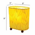 thumbnail image 2 of Eangee Home Design Mini Guyabano Table Lamp, Shade Made Of Guyabano Leaves, 9x5x9 Inches, 2 of 5