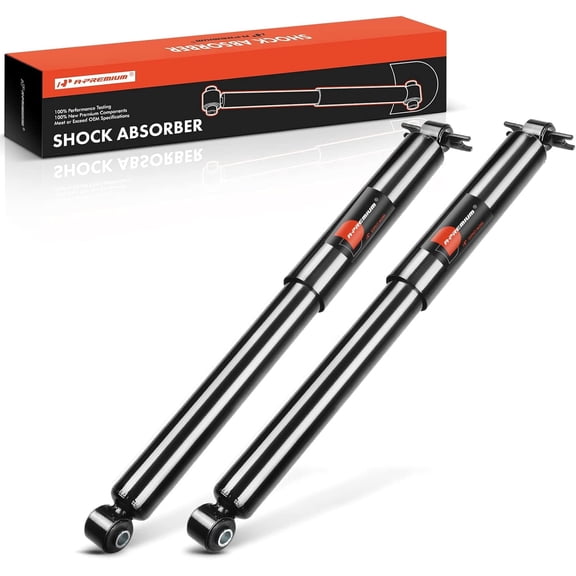 A-Premium Rear Pair (2) Shock Absorber Compatible with Jeep Wrangler 2007-2017 Wrangler JK 2018, Driver and Passenger Side