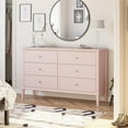 thumbnail image 3 of Ameriwood Home Franklin Commode à Tiroirs 6 en Rose, 3 of 9