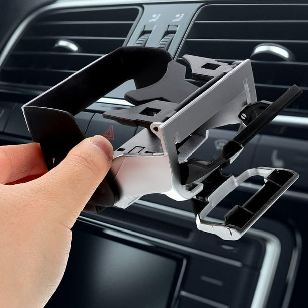 Raindrops Accesorio Para Auto Portavasos Ajustable En Plástico Resistente Con Plateado