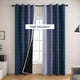 thumbnail image 4 of Juego de 2 cortinas opacas de 160 x 132 cm, elegantes paneles con aislamiento térmico y protección solar en degradado para ventanas de dormitorio, sala de estar y balcón., 4 of 6
