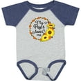 thumbnail image 3 of Inktastic My Pops Loves Me with Sunflower Wreath Boys or Girls Baby Bodysuit, 3 of 5