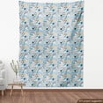 thumbnail image 3 of Ambesonne Retro Fabric by the Yard Upholstery, Hipster Animals Bow Tie, 3 Yards, Multicolor, 3 of 4