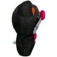 thumbnail image 3 of Gemmy Airblown Inflatable Hello Kitty as Black Cat Sanrio, 3 ft Tall, Multicolored, 3 of 5
