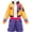 2T(100), variant on G'irl's Halloween Costume, Popular Singer Idol Group Cosplay Dress Up Outfits, 3D Printed Jacket Tank Top Shorts Set, Birthday Party & Fancy Dress Costume, 2-12 Y