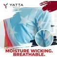 thumbnail image 3 of YATTA GOLF Standout Performance Golf Polo Shirts – Men’s – Team U.S. of A. – 4XL, 3 of 3