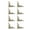 Bronze, variant on MOMOJIA 8 Pack Book Corner Guards for Safety and Decoration Quick Easy Installation Metal Texture Suitable for Library Settings