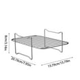 thumbnail image 3 of Stainless Steel Rack For Roasting Turkey, Turkey Roasting Rack For Grilling - Multi-use BBQ Rib Rack - Easy To Clean, Dishwasher, 3 of 6