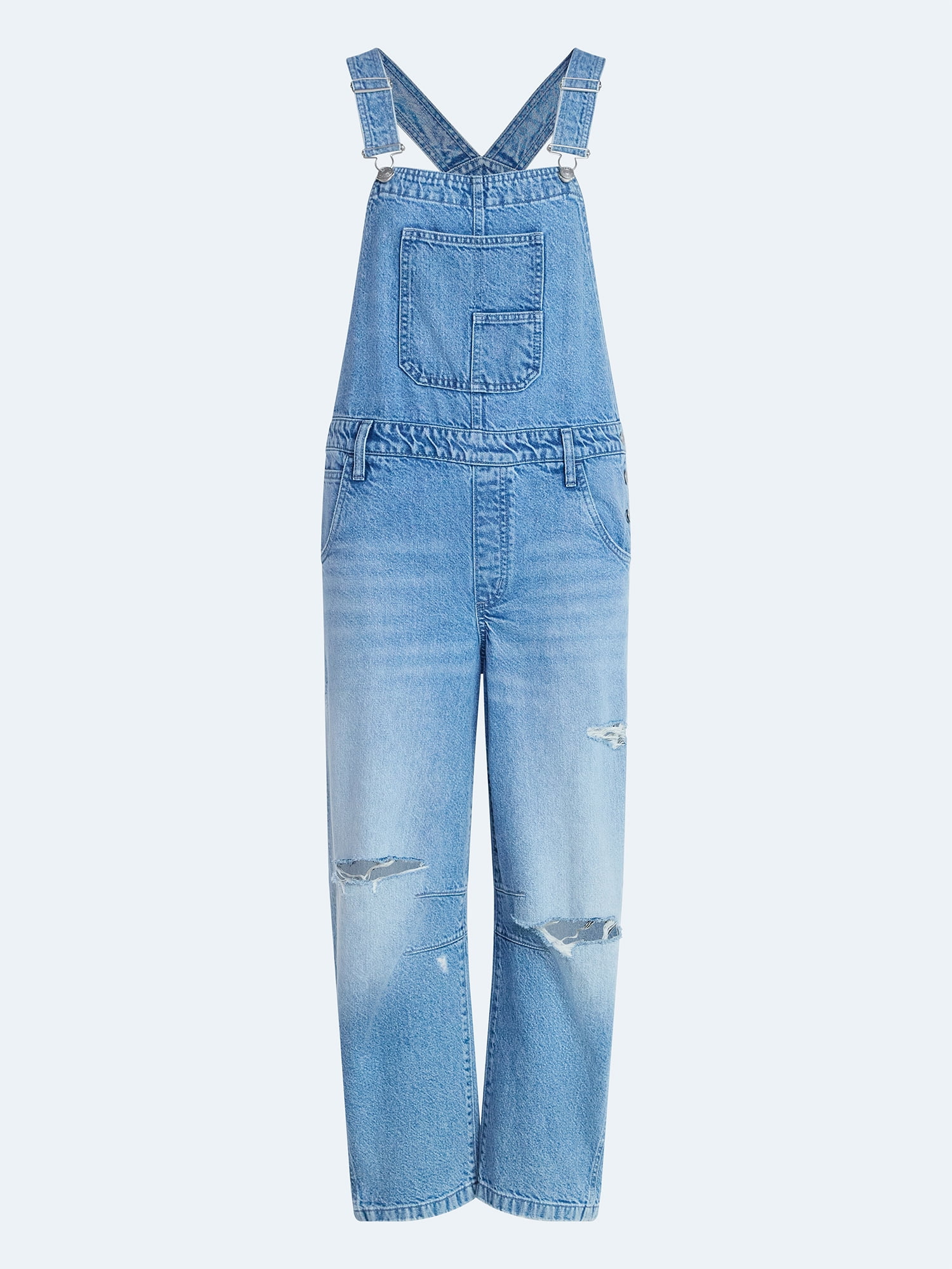 Scoop Women's and Women's Plus Cotton Barrel Overalls, 24", 26", and 28" Inseams, Sizes XS-4X