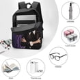 thumbnail image 3 of Wednesday Backpacks Basic Shoulder Daypack Bookbag Satchel Knapsack Rucksack-XTYD1874, 3 of 3