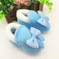 thumbnail image 2 of Toddler Baby Slippers Socks Cute Cartoon Shoes Soft Anti-slip Boots Winter Home Slippers Infant Toddler Artificial Woolen Slippers Socks,0-18M, 2 of 6