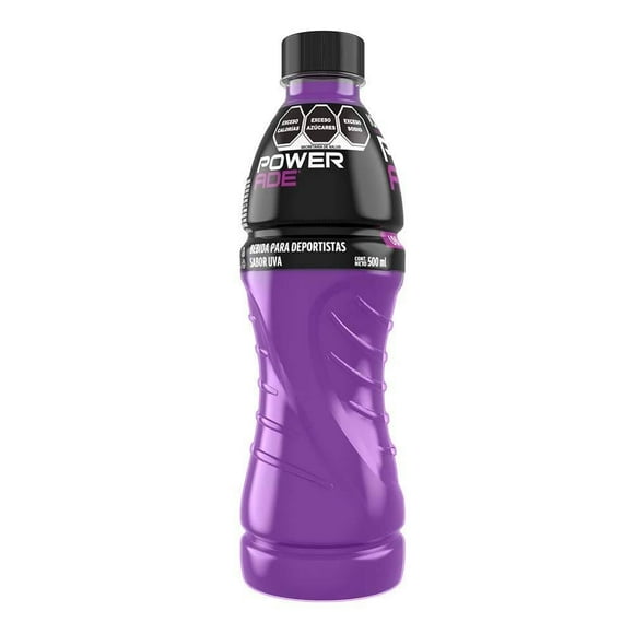 Bebida para deportistas Powerade sabor uva 500 ml