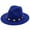 Blue, variant on Cowgirl Hats Women Leather Cowboy Hat Blue Cowboy Hats Country Outfits for Men One Size