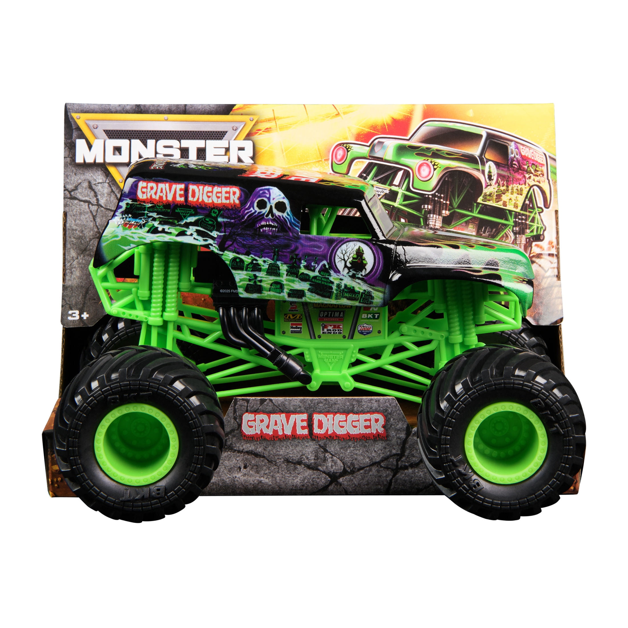 Monster Jam Official Kids Toy Trucks - Full Moon Frenzy Diecast 3