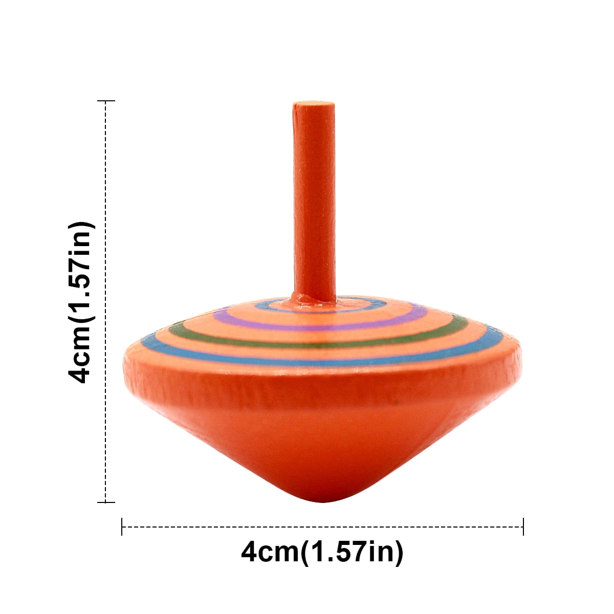 Details about   18 Pcs Colorful Wooden Spinning Top Safe Non-toxic Wood Toy For Kids Children 