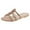 Gold, variant on Anuirheih Slip on Sandals Women,Summer Women Ladies Fashion Casual Flat Retro Slippers Crystal Shoes Slippers(Black)