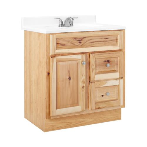 Rsi Home Products Sales CBHNHK30D Hamilton Bathroom Vanity, Hickory