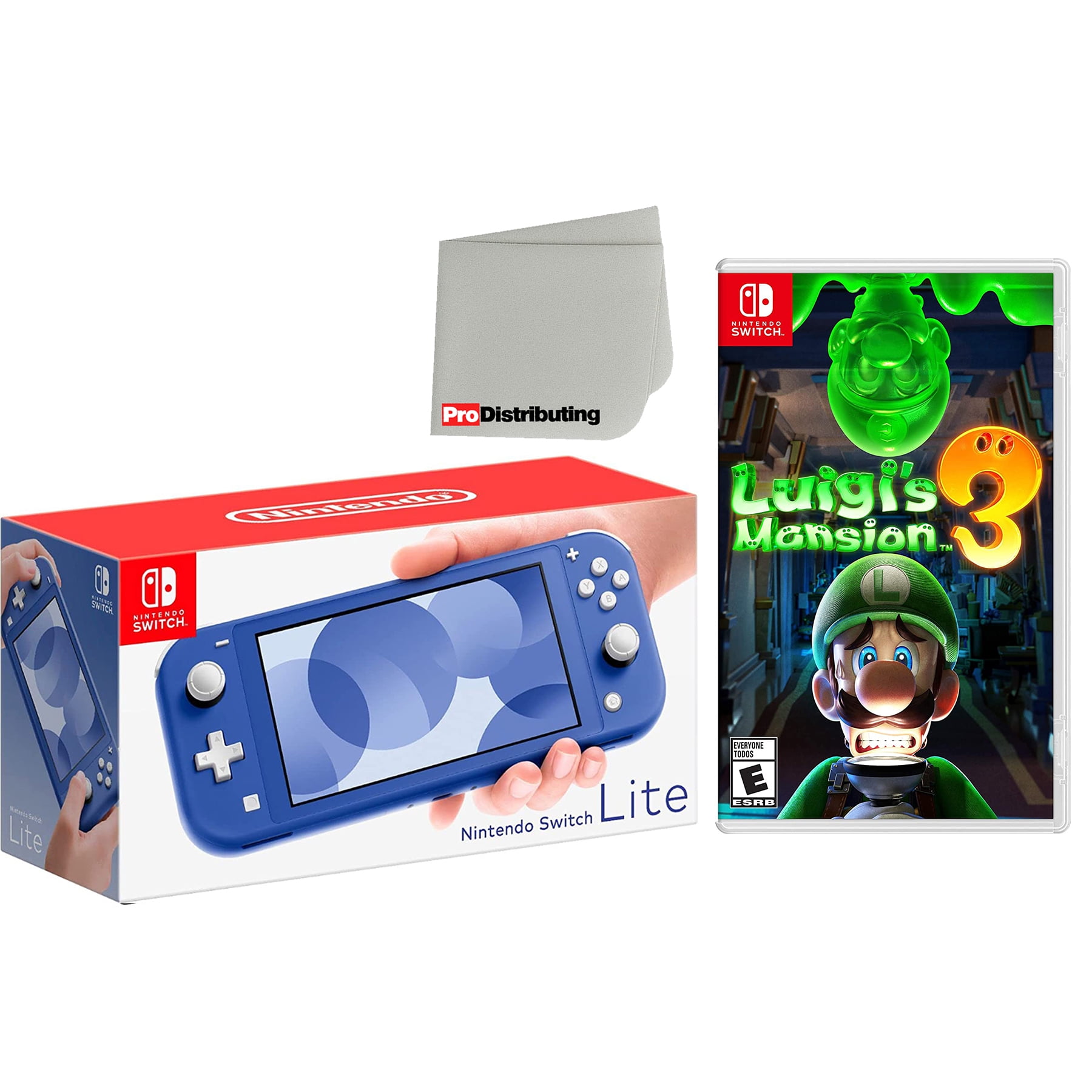 Nintendo Switch Lite 32GB Yellow and Super Mario Odyssey Bundle