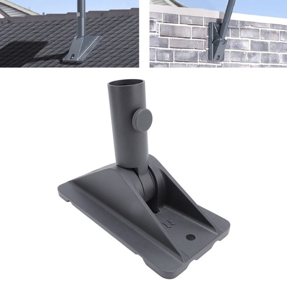 Soporte de Techo de Antena Satelital, anti -Aflojamiento de la Perilla Ajustable Antena del Satélite Adaptador de Montaje del Techo para V2