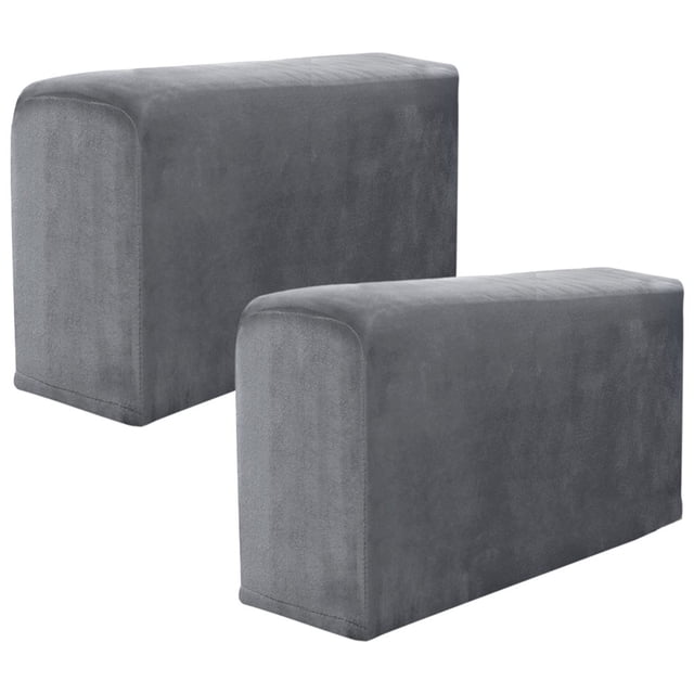Armrest Covers 2pcs Armchair Covers Non-Slip Sofa Armrest Protector Soft Warm Couch Arm Rest Covers Thickened Furniture Protector