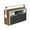 Gray, variant on Wireless Bluetooth-Compatible5.0 Retro Wood Speaker Bass Outdoor Stereo Sound Box Vintage Soundbar ,Quality Sound