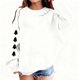 thumbnail image 2 of Blusas y camisas de manga larga con cuello redondo para niños Estampados navideños de manga larga Casual Suelto Forro polar para mayor calidez Sudadera con capucha de manga larga con cuello redondo pa, 2 of 5