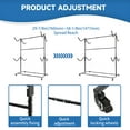 thumbnail image 6 of Kojem Freestanding Kayak Storage Rack Stand for 4 Kayak, SUP, Canoe, Paddle Board, Boat, Surfboard for Indoor, Outdoor, Garage, Shed, Dock w/Wheels, 6 of 9