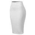 thumbnail image 3 of MixMatchy Women's Casual Classic Bodycon Pencil Skirt, 3 of 5