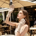 thumbnail image 6 of Sunscreen Gloves UV Protection Cooling Gloves Breathable Touch Screen Anti Slip Lightweight Fit, Comfortable Stretch Quick Dry Design, for driving cycling hiking outdoor summer use, 6 of 6
