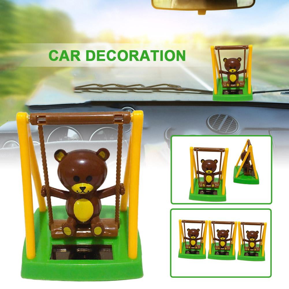 Hot Solar Powered Dancing Animal Swinging Animated Bobble Dancer Toy Car Decor 