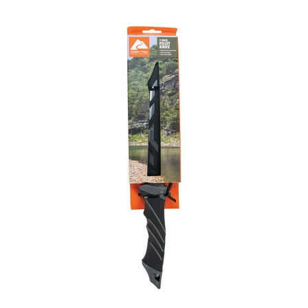 Ozark Trail 7 inch Stainless Steel Fillet Knife with Soft Grip Handle