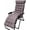 Dark Grey, variant on Lounger Chair Cushions,61in Patio Lounge Chaise Cushion Sun Lounger Mattress，Thick Padded Swing Bench Cushion，Zero Gravity Chair Cushion with 6 Ties (Orange)